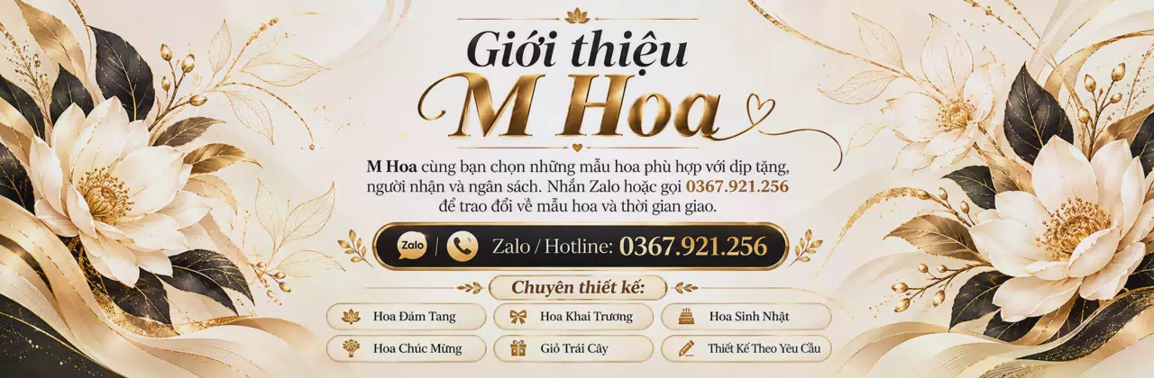 Ảnh bìa Shop hoa tươi Xã Xà Phiên Cần Thơ - Tư vấn mẫu hoa hợp ngân sách